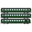 REE Modeles VB-470 - Set of 3 ETAT Cars B10, B10 and B5d, green 306, SNCF Period III B