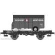 REE Modeles WB-647 - UFR Simple black, plain wheels N°597661 + Trailer « BOURGEY MONTREUIL » Era III