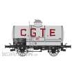 REE Modeles WB-709 - Tank Wagon C.G.T.E. Alu, black frame, SNCF Era III