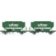 REE Modeles WB-734 - Set of 2 Grain wagons UFAC Moulin Du Bos, Era IV