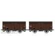 REE Modeles WB-745 - Set of 2 Vegetables wagons 1936 rebuilt PLM, N° F 7233064 & N° F 7233367, SNCF Era III A