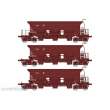 REE Modeles WB-751 - SET of 3 STONE HOPPER Wagon T1 Uas SNCF Era IV