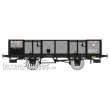 REE Modeles WB-816 - PLM Gondola 4 doors, steel, grey PLM ferrures noires, SL 114367 PLM Era II