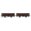 REE Modeles WB-819 - Set of 2 PLM Gondola 4 doors, brown 540, TTw 225435 et TTw 225379 SNCF Era III A