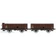 REE Modeles WB-836 - Set of 2 OCEM 19 Gondola, Twf 773429 et Tw 743627 SNCF Era III B