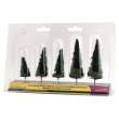 Woodland Scenics WSP4154 - 2 -3 1/2 Evergreen Tree 5/Pk